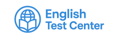 english test center logo blue