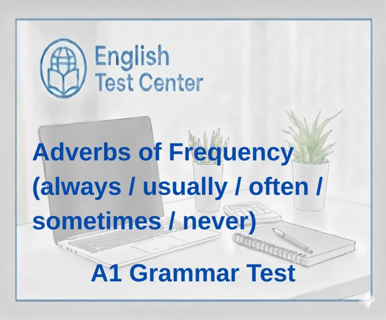 Adverbs of Frequency (always / usually / often / sometimes / never ...